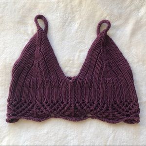 Brandy Melville Crochet Bralette